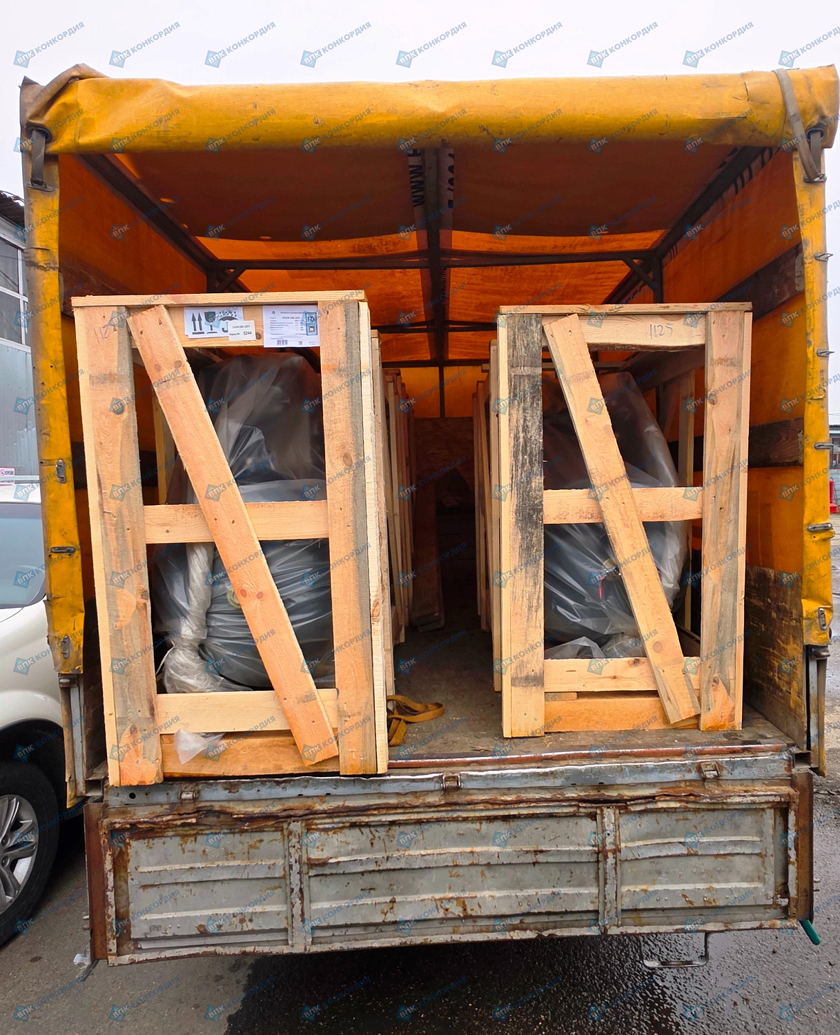 Отгрузка поршневого компрессора Remeza СБ4/Ф-500.LT100/16-7,5 и поршневых компрессоров Remeza СБ4/Ф-500.LB75 в г. Краснодар